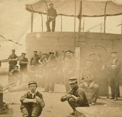 Crew on the Deck of the USS Monitor, 1862 by James F. Gibson